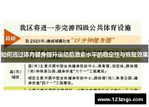如何通过体育健身提升运动后激素水平的稳定性与恢复效果